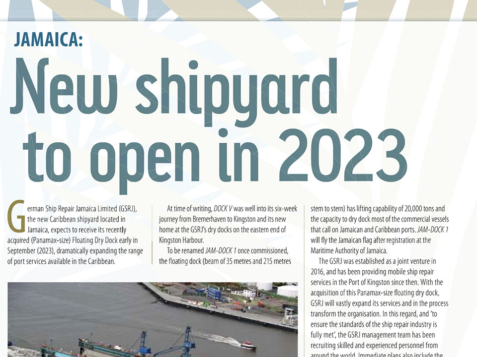 New shipyard to open in 2023